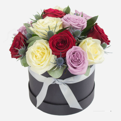 I Love You - This beautiful hatbox arrangement, is sure to impress.