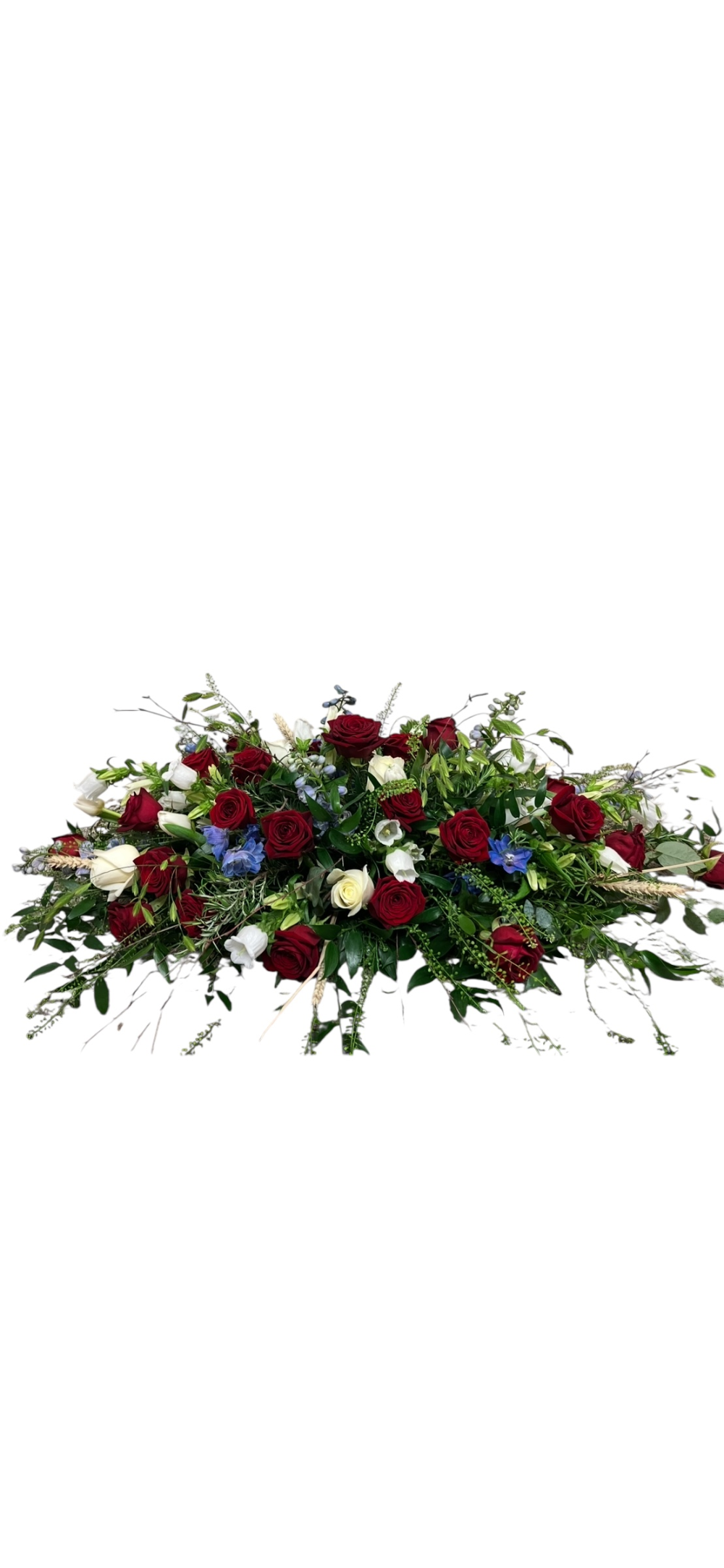Red, white and blue spray 003