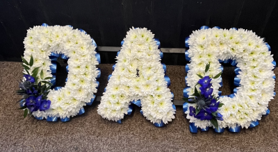 Dad 02 - Dad tribute in blue and white